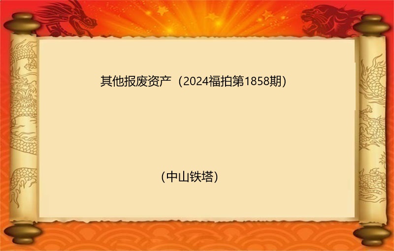 其他报废资产（2024 福拍 第1858期）